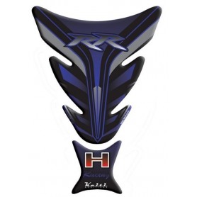 Protège-Réservoir Moto BIKE-label 3D Noir - Anti-Rayures UV Et Essence